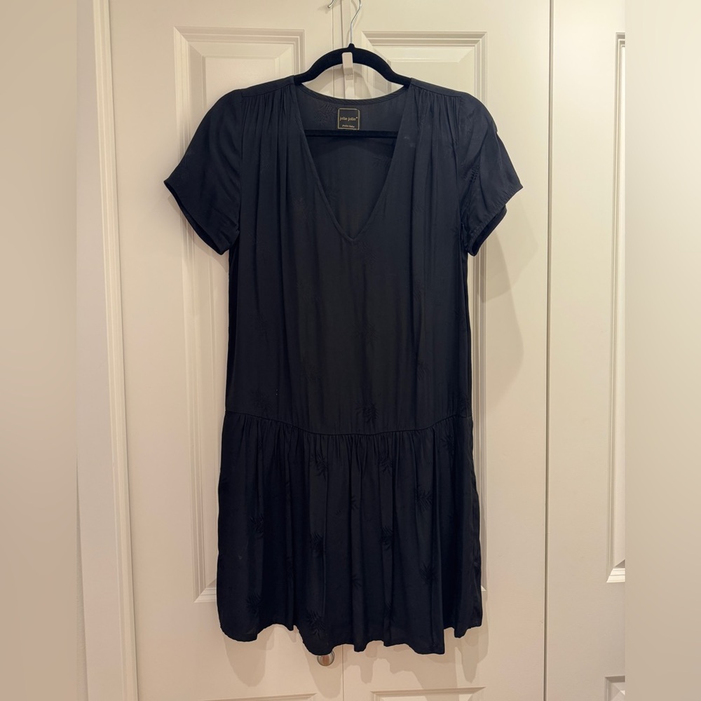 Flattering Black, Drop Waist Dress